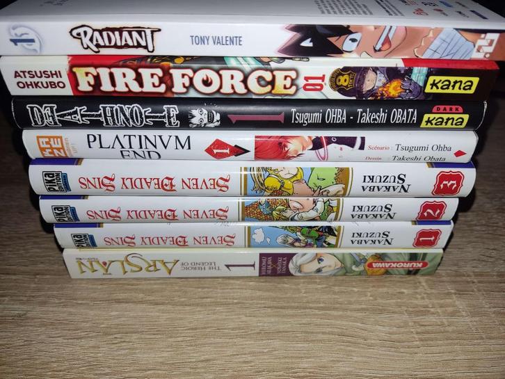 Lot de 8 mangas, Boeken, Strips | Comics, Nieuw, Meerdere comics, Japan (Manga), Ophalen