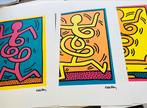 Unieke Set (3) Keith Haring | Montreux Jazz Festival 1983, Antiquités & Art, Enlèvement ou Envoi