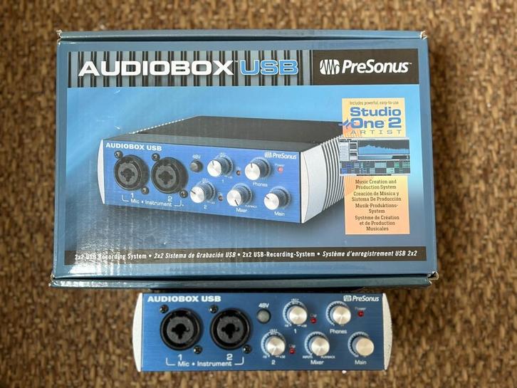 Presonus Audiobox USB, Muziek en Instrumenten, Mengpanelen, Gebruikt, Minder dan 5 kanalen, Ophalen of Verzenden
