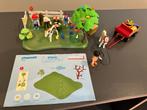 speelgoed Playmobil 5457 ponyweide met hooiwagen, Ophalen