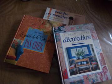 Livres (3) de décoration intérieure. beschikbaar voor biedingen
