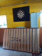 Bed (twijfelaar), Huis en Inrichting, Slaapkamer | Bedden, Ophalen, Gebruikt, Blauw, 140 cm