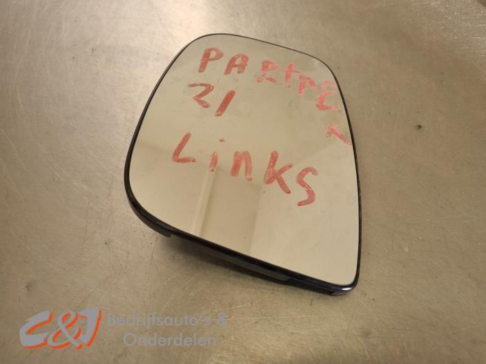 Spiegelglas links van een Peugeot Partner, Auto-onderdelen, Spiegels, Peugeot, Gebruikt, 3 maanden garantie, Ophalen of Verzenden
