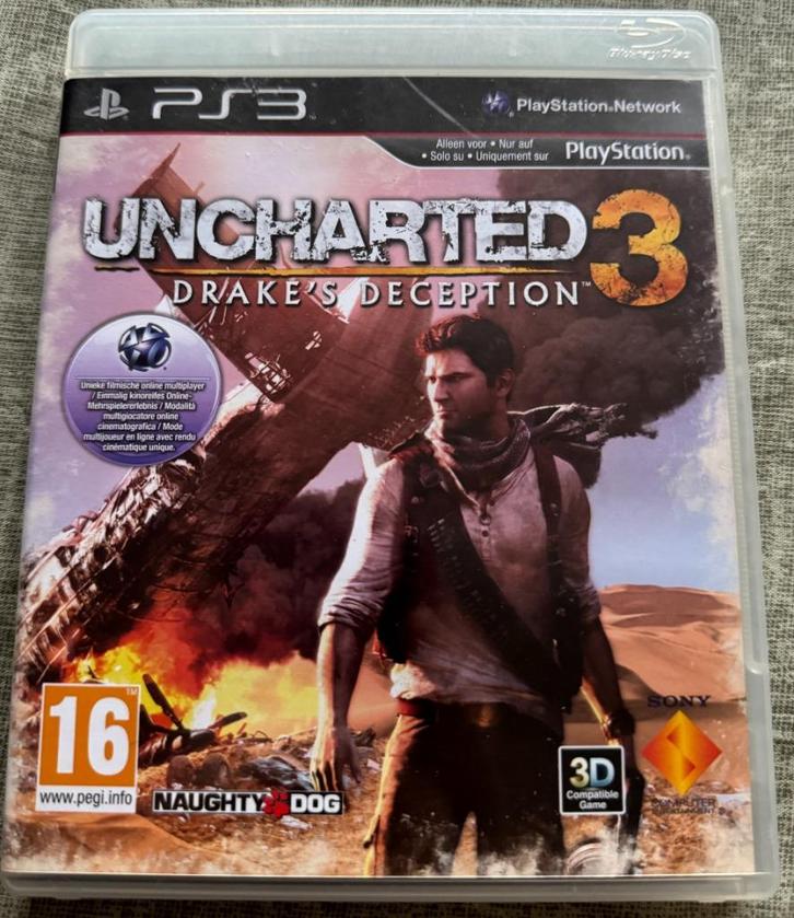 Uncharted 3 Drake's Deception [PS3], Games en Spelcomputers, Games | Sony PlayStation 3, Zo goed als nieuw, Avontuur en Actie
