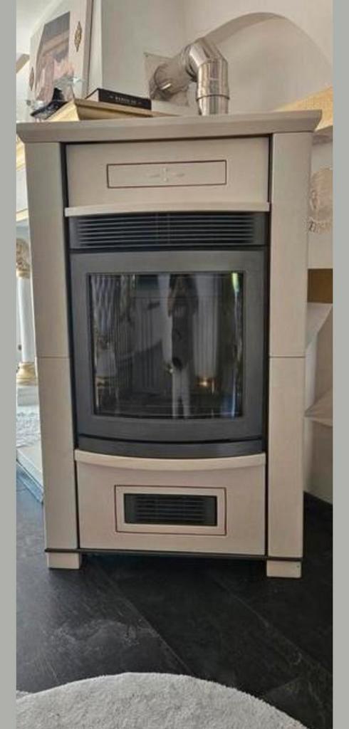 Pelletkachel Piazzetta Ginevra 15kw + Gratis levering, Huis en Inrichting, Kachels, Zo goed als nieuw, Pelletkachel, Ophalen