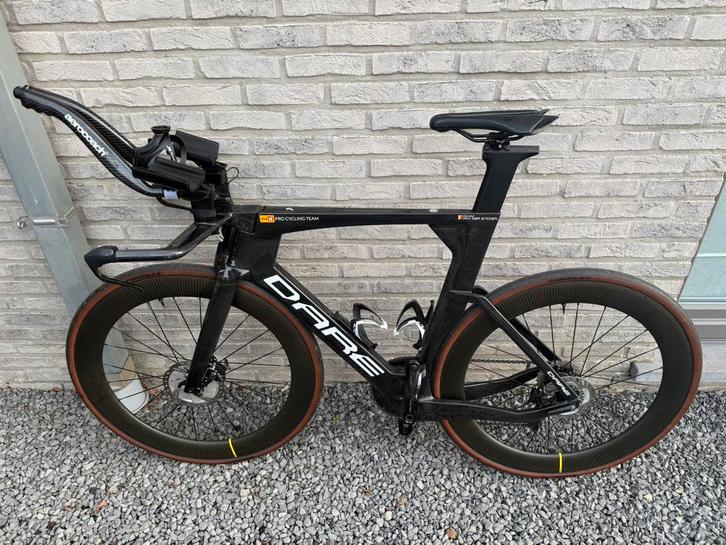 Triatlonfiets Dare TSRf dura ace di2, Fietsen en Brommers, Fietsen | Racefietsen, Zo goed als nieuw, Carbon, Ophalen