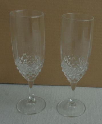 Set de 2 flûtes à champagne LUMINARC DIAMOND H18,4 x O5 cm 1