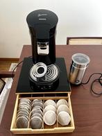 Philips Senseo koffiemachine met. opbergdoos en melkschuimer, Electroménager, Comme neuf, 1 tasse, Dosettes et capsules de café