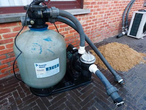 Grote zandfilter met groot debiet pomp, Tuin en Terras, Zwembad-toebehoren, Gebruikt, Ophalen