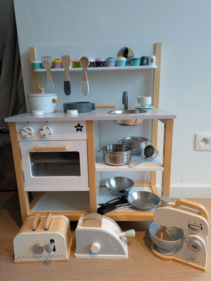 Keukentje Kids concept + extra accessoires, Kinderen en Baby's, Speelgoed | Speelkeukens, Gebruikt, Ophalen