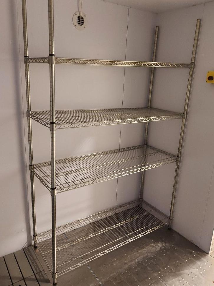 Te koop: Set van 7 professionele roestvrijstalen planken, Zakelijke goederen, Stock en Retail | Partijen goederen, Ophalen