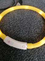 Lichtgevende halsband oplaadbaar inclusief laadkabel, Ophalen, Zo goed als nieuw