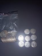 59 Zilvermunten boudewijn en fabiola, Ophalen, Zilver, Losse munt, Zilver