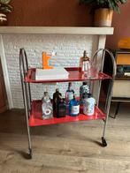 Vintage serveerwagen / barkar / rolwagen, Huis en Inrichting, Ophalen, Gebruikt