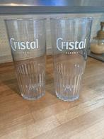 2 plastiek bierglazen Cristal, Ophalen of Verzenden