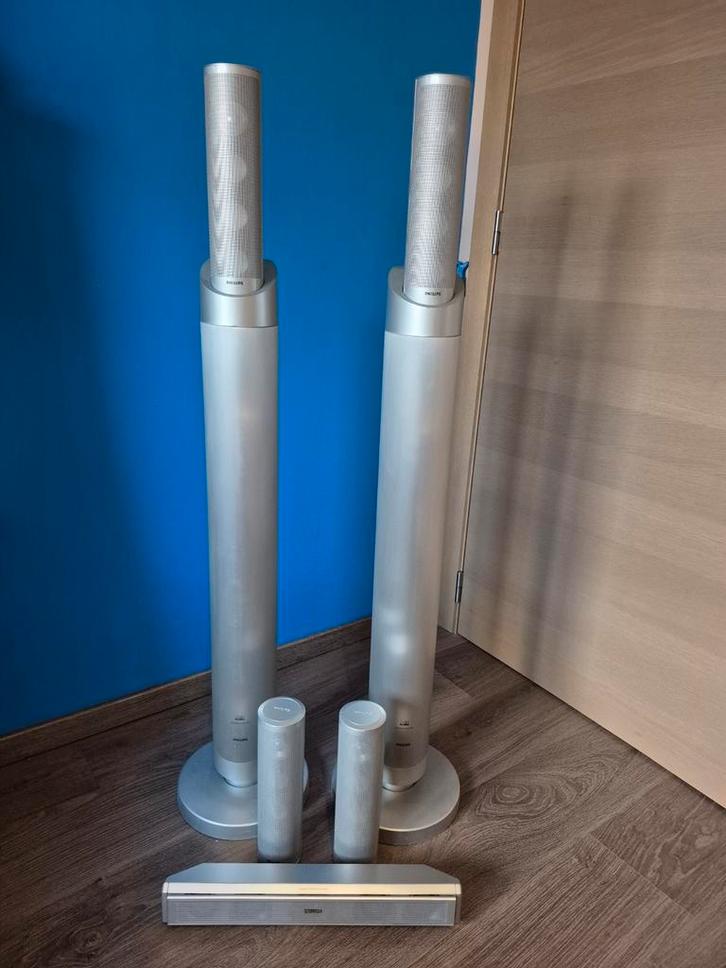 Surround systeem 5.1 Philips CS9000R + Panasonic DVD speler, Audio, Tv en Foto, Home Cinema-sets, Philips, Ophalen