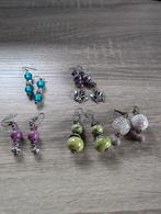 Lot de 5 paires de boucles d'oreilles artisanales neuves