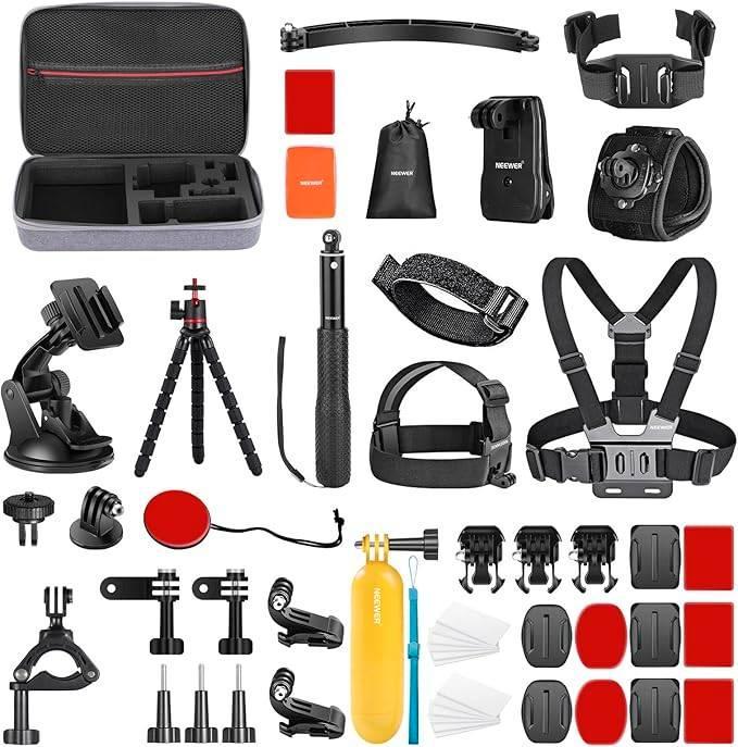 actiecamera accessoireset | GRATIS LEVERING, TV, Hi-fi & Vidéo, Caméras action, Neuf, Autres marques, Envoi