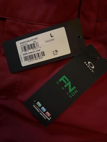 Oakley dames skibroek – rood, Enlèvement ou Envoi, Oakley, Taille 42/44 (L), Pantalon