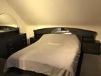 Slaapkamer set schuifdeurkast 4d, bed 160/200, kommode + 2nt, Maison & Meubles, Chambre à coucher | Chambres à coucher complètes