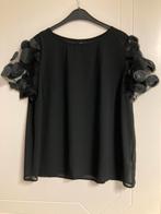 Nouveau chemise/chemisier noir, Manches courtes, Noir, Shein, Taille 42/44 (L)