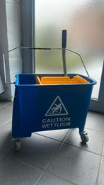 Mop emmer op wielen en stel voor swiffen, Huis en Inrichting, Schoonmaakartikelen, Ophalen, Dweilemmer, -bak, of -wagen