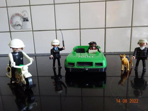 playmobil, set met politieauto, moto en agenten  ...., Kinderen en Baby's, Speelgoed | Playmobil, Ophalen of Verzenden