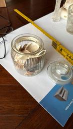 Pot met schelpen, Huis en Inrichting, Woonaccessoires | Stolpen, Ophalen of Verzenden, Zo goed als nieuw