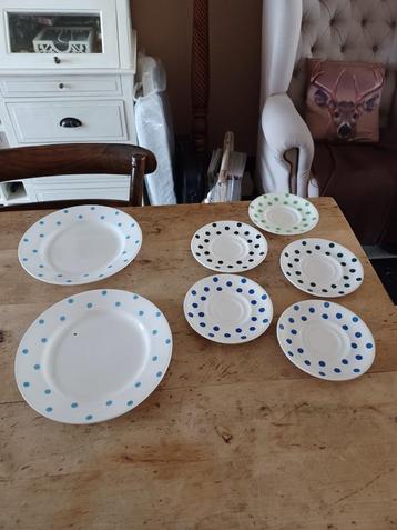 BOCH grote stippen borden vanaf 6 euro, Ophalen of Verzenden