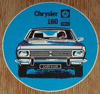 Vintage sticker Chrysler 180 retro autocollant Simca, Collections, Autocollants, Comme neuf, Voiture ou Moto, Enlèvement ou Envoi