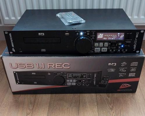 JB Systems DJ Cd-speler USB 1.1 REC, Audio, Tv en Foto, Stereoketens, Zo goed als nieuw, Cd-speler, Overige merken, Losse componenten