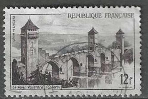 Frankrijk 1955 - Yvert 1039 - Pont Valentre in Cahors  (ST), Postzegels en Munten, Postzegels | Europa | Frankrijk, Gestempeld
