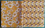 patchworkstofjes fat quater 2 x, Hobby en Vrije tijd, Stoffen en Lappen, Verzenden, Nieuw, Oranje, Katoen