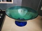 fruitschaal in gekleurd glas, Ophalen, Schaal, Rond, Glas
