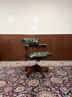 Klassiek Engels Chesterfield Bureaustoel, Antiek en Kunst, Ophalen of Verzenden