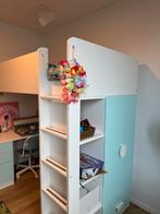 Bed + burea + kast, Huis en Inrichting, Ophalen, Zo goed als nieuw, Eenpersoons, Wit