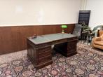 Klassiek Engels Chesterfield Bureau Partnerdesk, Antiek en Kunst, Ophalen of Verzenden