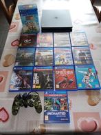 PS4 slim 1000 Go une manette et 14 jeux, Games en Spelcomputers, Spelcomputers | Sony Consoles | Accessoires, Zo goed als nieuw