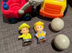 Fisher Price - Little People graafmachine en vrachtwagen, Kinderen en Baby's, Speelgoed | Fisher-Price, Ophalen, Zo goed als nieuw