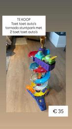 Toet toet auto tornado stuntpark, Kinderen en Baby's, Speelgoed | Vtech, Ophalen, Zo goed als nieuw