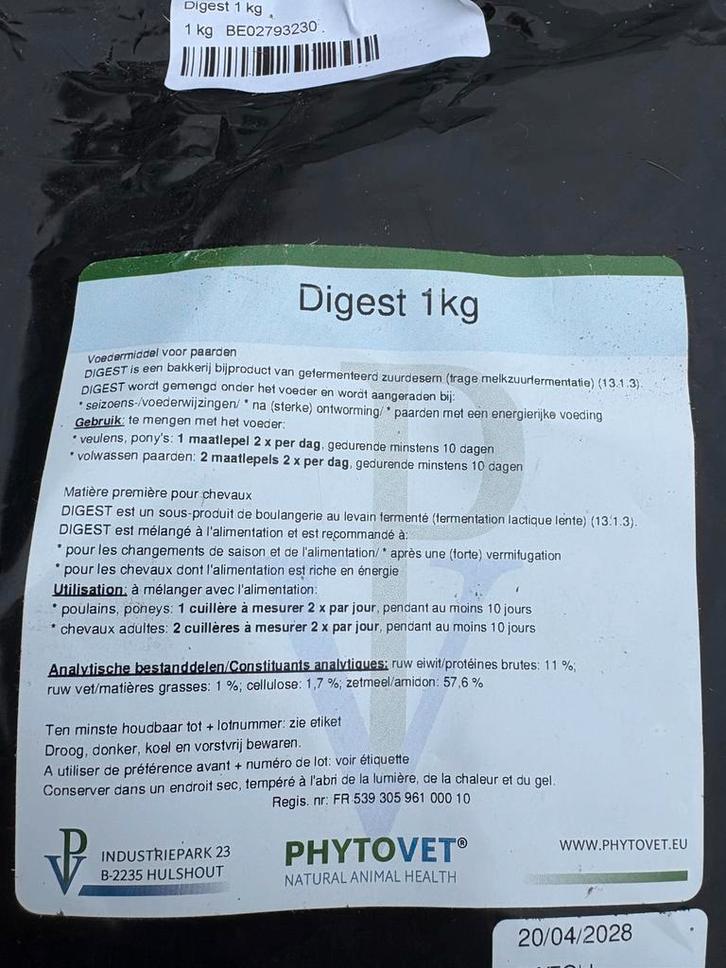 Digest paarden, Dieren en Toebehoren, Dierenvoeding, Overige soorten, Ophalen