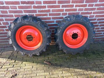 Kubota minitractor nieuwe banden en velgen 7-16 Bridgestone 