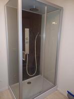 Douchecabine, Enlèvement, Utilisé, Verre, Douche