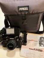 Konica FP-1 Program + X-24 Auto flash, TV, Hi-fi & Vidéo, Appareils photo analogiques, Enlèvement ou Envoi, Utilisé, Reflex miroir