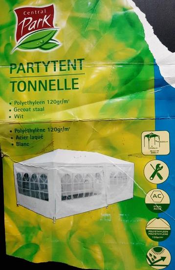 Set 3 party / feest tenten: 6x3 / 3x3 / 3x3 - samen 36m² ! beschikbaar voor biedingen