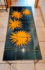 Table basse vintage bleu orange, Enlèvement