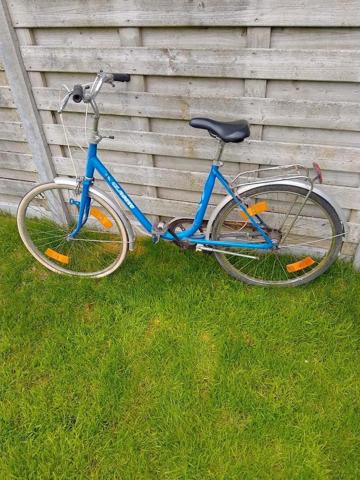 Vouwfiets classic, Fietsen en Brommers, Fietsen | Vouwfietsen, Gebruikt, Dames, Overige merken, 20 inch of meer, Deels opvouwbaar