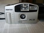 Pentax PC 33 met tasje, Audio, Tv en Foto, Fotocamera's Analoog, Ophalen of Verzenden, Gebruikt, Compact, Pentax