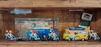 ijzeren miniatuur wielrenners en auto's, Ophalen of Verzenden