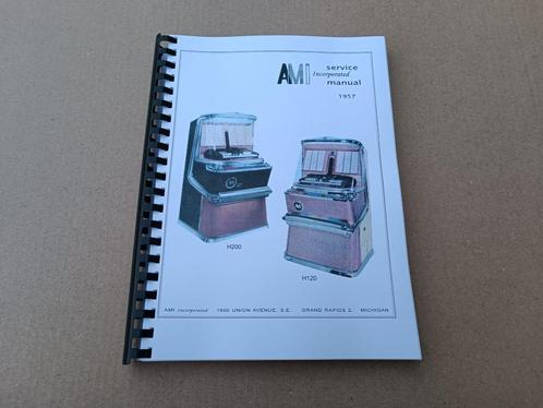 Service Manual: AMI H120/H200 (1957) jukebox Nieuw !!, Verzamelen, Automaten | Jukeboxen, Ami, Verzenden